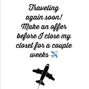 Traveling soon! Make an offer today!